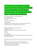 CLET Basic Law Enforcement Auxiliary Exam Prep 5&period;pdf &ndash; Well-structured study content with detailed answers and revision exercises that support efficient preparation for certification exams&period;