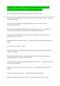 GACE&colon; History Test Questions and All Correct Answers 2026 Updated&period;&NewLine;&NewLine;