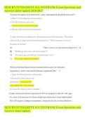 HESI RN Fundamentals Test bank 2026&sol;2027 &ndash; Latest Update&colon; Exam Questions & Answers