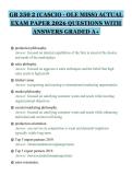 GB 350 2 &lpar;CASCIO - OLE MISS&rpar; ACTUAL&NewLine;EXAM PAPER 2026 QUESTIONS WITH&NewLine;ANSWERS GRADED A&plus;