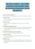GB 350 2 &lpar;CASCIO - OLE MISS&rpar;&NewLine;CERTIFICATION SCRIPT 2026&NewLine;QUESTIONS WITH SOLUTIONS&NewLine;GRADED A&plus;