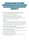 GB 350 2 &lpar;CASCIO - OLE MISS&rpar;&NewLine;COMPREHENSIVE STUDY GUIDE 2026&NewLine;FULL QUESTIONS AND SOLUTIONS&NewLine;GRADED A&plus;