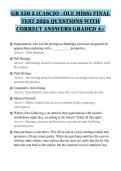 GB 350 2 &lpar;CASCIO - OLE MISS&rpar; FINAL&NewLine;TEST 2026 QUESTIONS WITH&NewLine;CORRECT ANSWERS GRADED A&plus;