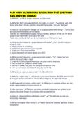 PADI OPEN WATER DIVER EVALUATION TEST QUESTIONS AND ANSWERS FIRM A&period;pdf