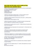 PADI OPEN WATER DIVER LATEST EXAMS ACTUAL QUESTIONS AND ANSWERS FIRM A&period;pdf