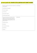 ap exam practice test  UPDATED ACTUAL QUESTIONS AND CORRECT ANSWERS 
