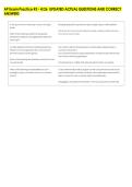 AP Exam Practice &num;3 - 4&sol;26  UPDATED ACTUAL QUESTIONS AND CORRECT &NewLine;ANSWERS