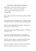 SOC 205 Exam &num;1 Questions with Correct Answers