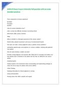 NUR125 Exam 4 Joyce University Fall question with accurate detailed solutions
