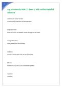 Joyce University NUR125 Exam 3 with verified detailed solutions