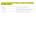 AP Lang and Composition Unit 1 Test Review  UPDATED ACTUAL QUESTIONS &NewLine;AND CORRECT ANSWERS 