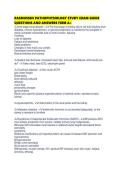 RASMUSSEN PATHOPHYSIOLOGY STUDY EXAM GUIDE QUESTIONS AND ANSWERS FIRM A&period;pdf