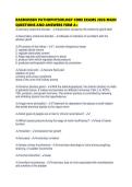 RASMUSSEN PATHOPHYSIOLOGY CORE EXAMS 2026 MAIN QUESTIONS AND ANSWERS FIRM A&period;pdf