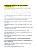 AASDN UPDATED FINAL EXAM QUESTIONS AND ANSWERS FIRM A&period;pdf&NewLine;&NewLine;1&period; Document information