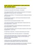 AASDN UPDATED COMPREHENSIVE EXAM QUESTIONS AND ANSWERS FIRM A&period;pdf