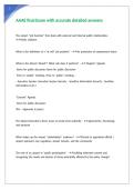 AAAE final Exam with accurate detailed answers