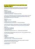 PN 3006 COMPREHENSIVE EXAM QUESTIONS AND ANSWERS FIRM A&period;pdf