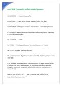 AAAE AMF Exam with verified detailed answers