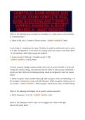COMPTIA A&plus; EXAM NEWEST 2026&NewLine;ACTUAL EXAM&vert; COMPLETE REAL&NewLine;EXAM QUESTIONS AND CORRECT&NewLine;VERIFIED ANSWERS&sol; ALREADY&NewLine;GRADED A&plus; &lpar;MOST RECENT&excl;&excl;&rpar;