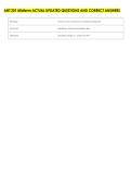 ANT 201 Midterm ACTUAL UPDATED QUESTIONS AND CORRECT ANSWERS 