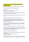 AKA MIP EOC EVALUATION EXAM QUESTIONS AND ANSWERS FIRM A&period;pdf