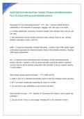 AAAE AAE Oral Interview Prep - Section 1 Finance and Administration Part 1 & 2 Exam with accurate detailed answers 