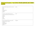 ANT 3610 Quiz Questions - Final ACTUAL UPDATED QUESTIONS AND CORRECT &NewLine;ANSWERS 
