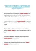 FLORIDA BAIL BONDS STATE EXAM NEWEST 2026 &NewLine;QUESTIONS and CORRECT DETAILED ANSWERS &NewLine;ALREADY GRADED A&plus; 
