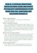 GCSE &lpar;9&ndash;1&rpar; PHYSICAL EDUCATION &colon;&NewLine;SOCIO-CULTURAL ISSUES AND SPORTS&NewLine;PSYCHOLOGY COMPREHENSIVE STUDY&NewLine;GUIDE 2026 FULL QUESTIONS AND&NewLine;SOLUTIONS GRADED A&plus;