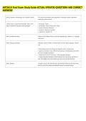 ANT3610 Final Exam Study Guide ACTUAL UPDATED QUESTIONS AND CORRECT &NewLine;ANSWERS 