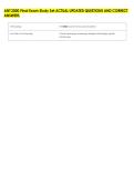 ANT 2000 Final Exam Study Set ACTUAL UPDATED QUESTIONS AND CORRECT &NewLine;ANSWERS 
