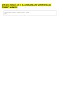 ANT 3610 Midterm CH 1- 3 ACTUAL UPDATED QUESTIONS AND &NewLine;CORRECT ANSWERS 