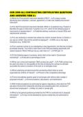 CON 3990 ALL CONTRACTING CERTIFICATION QUESTIONS AND ANSWERS FIRM A&period;pdf