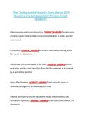 Fiber Testing and Maintenance Exam Newest 2026 &NewLine;Questions and Correct Detailed Answers Already &NewLine;Graded A&plus;