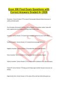 Econ 300 Final Exam Questions with Correct Answers Graded A&plus; 2026