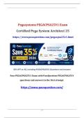 PEGACPSA25V1 Certified Pega System Architect 25 PDF Questions