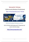 SC-730 Cybersecurity Business Professional PDF Questions