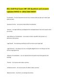 BUL 3130 Business Law Final Exam Questions and Answers &vert; University of North Florida &lpar;UNF&rpar; &vert; 2025&sol;2026 Complete Final Exam Preparation Material