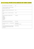 ALF Core Training  UPDATED ACTUAL QUESTIONS AND CORRECT ANSWERS 