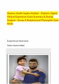 Shadow Health Sophia Haddad - Pediatric Digital Clinical Experience Exam Summary & Dosing Analysis &vert; Group A Streptococcal Pharyngitis Case Study