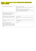 Module 2 - Administration of an ALF  UPDATED ACTUAL QUESTIONS AND &NewLine;CORRECT ANSWERS 