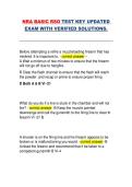NRA BASIC RSO TEST KEY UPDATED &NewLine;EXAM WITH VERIFIED SOLUTIONS&period;