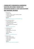CYBERSECURITY FUNDAMENTALS EXAMINATION &NewLine;QUESTIONS AND CORRECT ANSWER WITH &NewLine;EXPLANATION GRADED A&plus; STUDY GUIDE