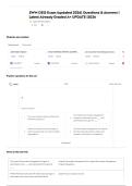 SWM DEQ Exam &lpar;updated 2026&rpar; Questions & Answers &vert; Latest Already Graded A&plus; UPDATE &vert;2026