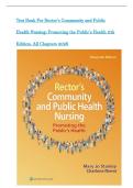 Test Bank For Rector's Community and Public Health Nursing&colon; Promoting the Public's Health 11th Edition&period; All Chapters 2026