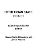 Esthetician Review Pack &vert; Complete State Board Exam Study Guide &vert; Esthetics Certification Questions & Answers Review