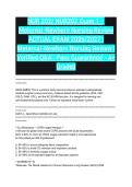 NUR 202&sol; NUR202 Exam 1 &ndash; Maternal-Newborn Nursing Review ACTUAL EXAM 2026&sol;2027 &vert; Maternal-Newborn Nursing Review &vert; Verified Q&A &vert; Pass Guaranteed - A&plus; Graded&NewLine;&NewLine;