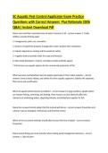SC Aquatic Pest Control Applicator Exam Practice Questions with Correct Answers  Plus Rationale 2026 Q&A&vert; Instant Download Pdf