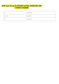 RSM Roots Group &num;5 UPDATED ACTUAL QUESTIONS AND &NewLine;CORRECT ANSWERS 
