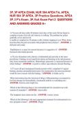 3P&comma; 3P APEA EXAM&comma; NUR 504 APEA Fin&comma; APEA&comma; &NewLine;NUR 504 3P APEA&comma; 3P Practice Questions&comma; APEA &NewLine;3P&comma; 3 P's Exam&comma; 3P&comma; Exit Exam Part 2  QUESTIONS &NewLine;AND ANSWERS GRADED A&plus; &NewLine; &NewLine; &NewLine; A 70 years old man walks 20 minutes most days of the week&period; He has begun to 